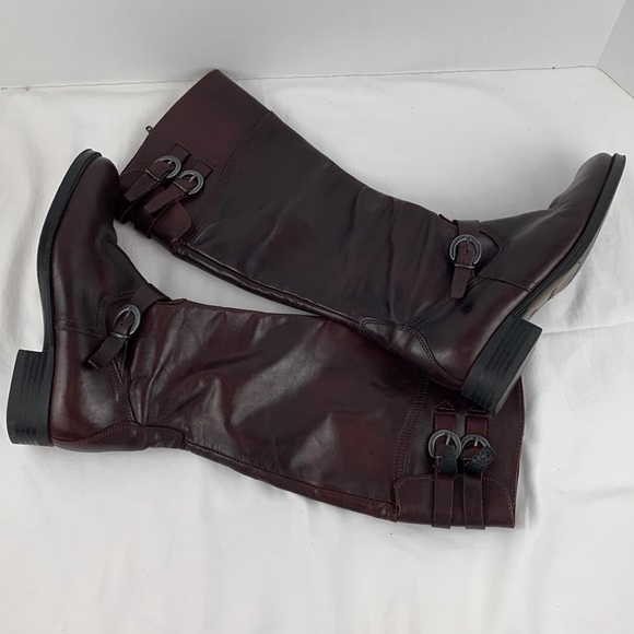 Aldo burgundy /brown knee high boots - Picture 13 of 15
